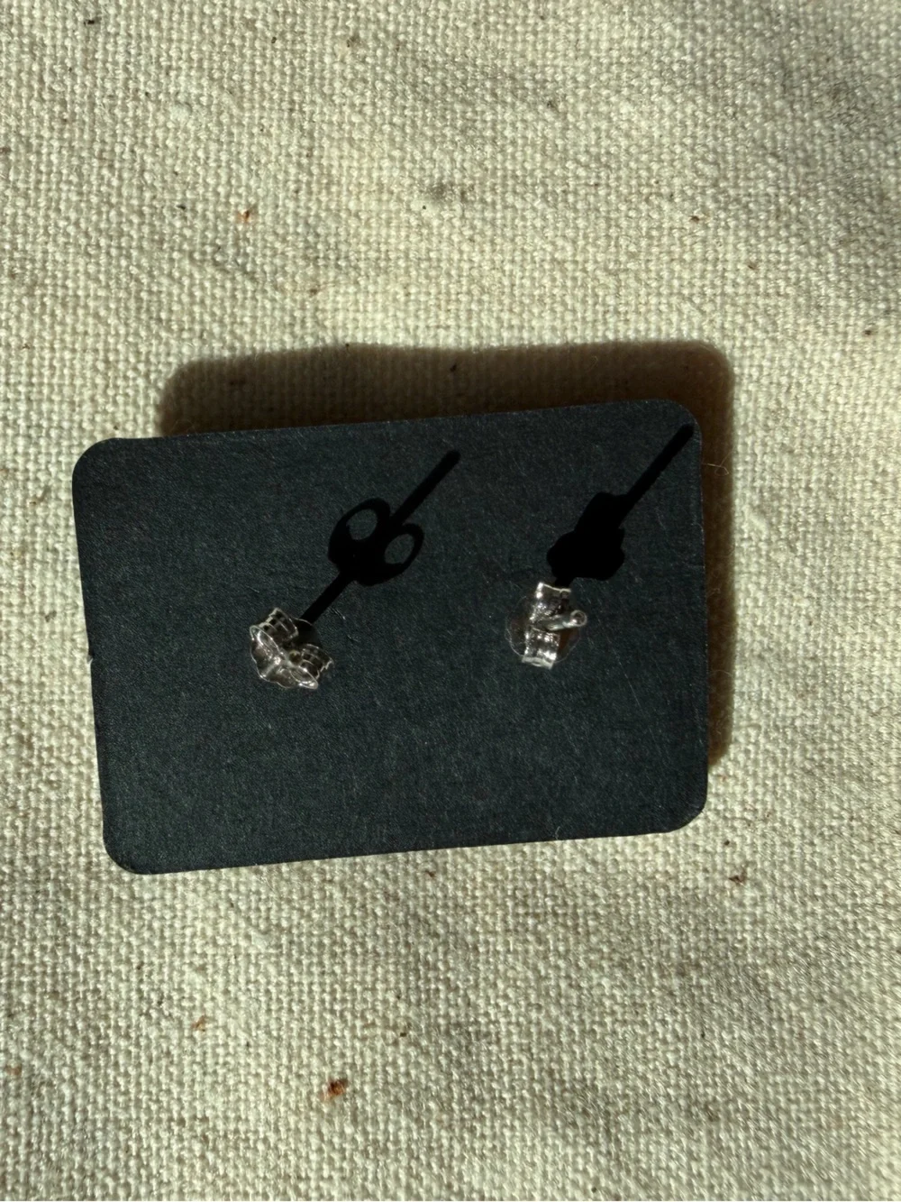 Silver Clear Cubic Zirconia Stud Earrings - 925 (not verified)